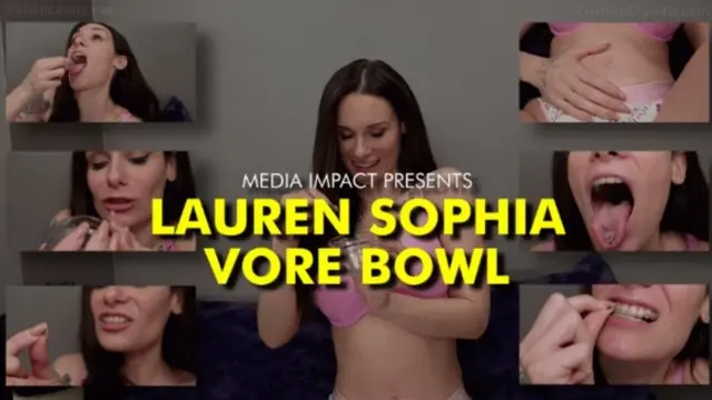Poster: Lauren Sophia Vore Bowl - Media Impact Customs Poster: Lauren Sophia Vore Bowl - Media Impact Customs